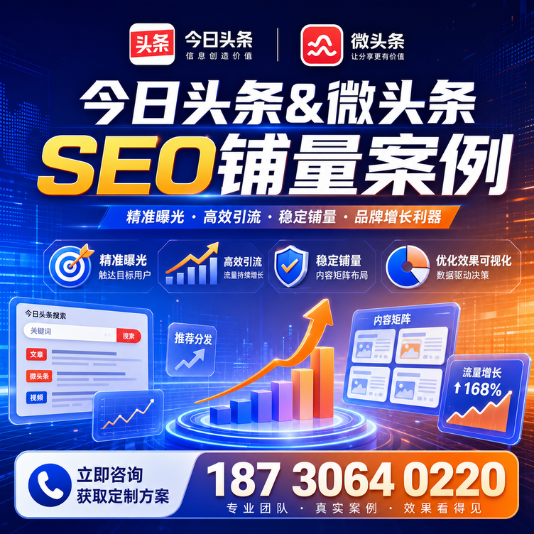 铁岭头条号SEO矩阵批量内容铺量成功案例
