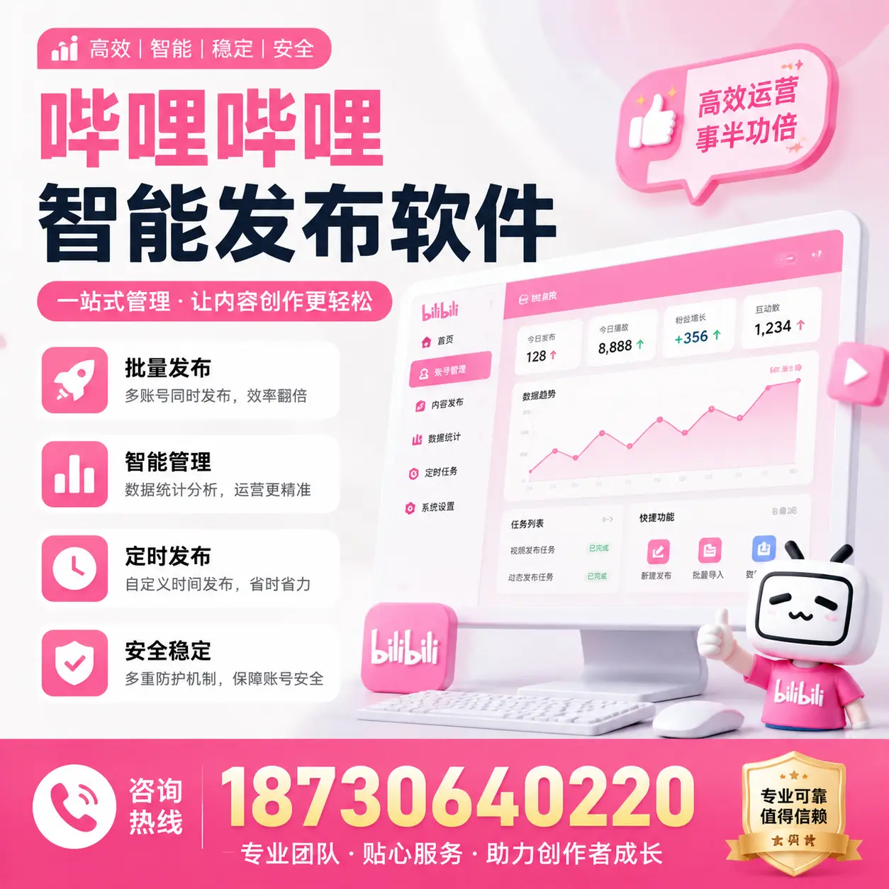 如何评估哔哩哔哩智能发布软件的ROI？铁岭 企业必读